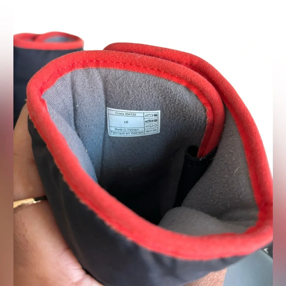 Crocs RoboSaur Rex Lodge Point Light Rain Boot Toddler Size 6 LIGHTS UP - Picture 9 of 16